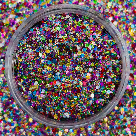 YULETIDE  - Mini Chunky Holographic Mixed Glitter