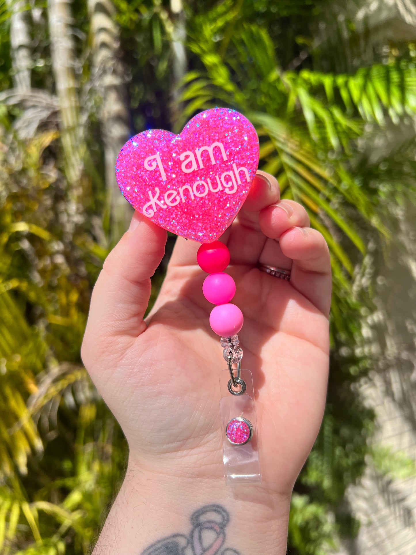 I am Kenough Badge Reel