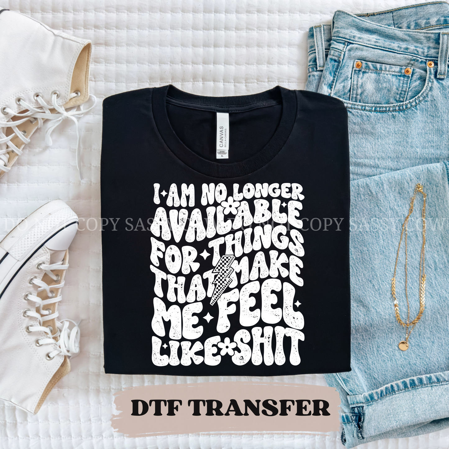I'M NO LONGER AVAILABLE - DTF TRANSFER 0379