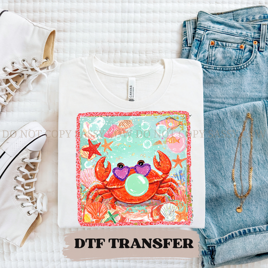 THE LITTLE CRAB - DTF TRANSFER 0432