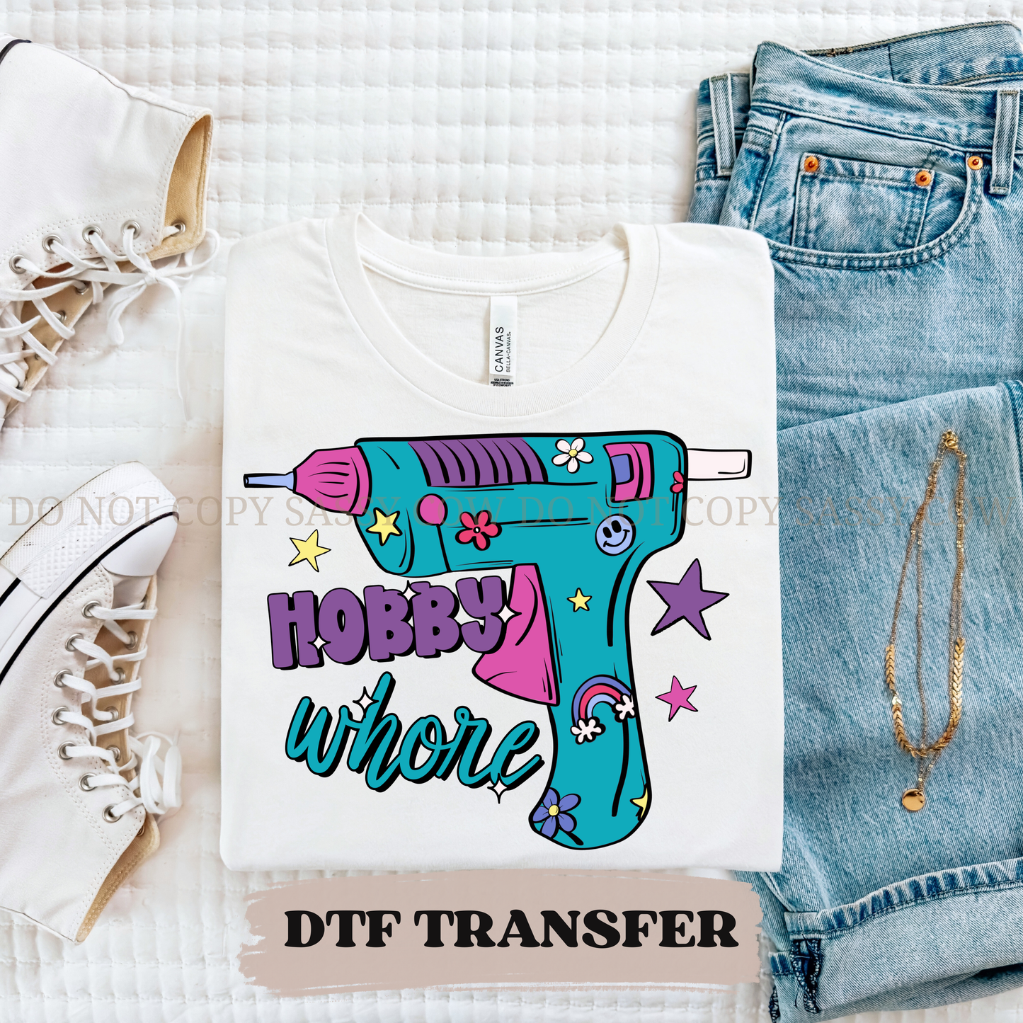 HOBBY WHORE - DTF TRANSFER 0292