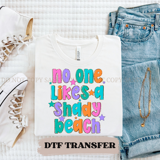 NO ONE LIKES A SALTY BEACH - DTF TRANSFER 0448