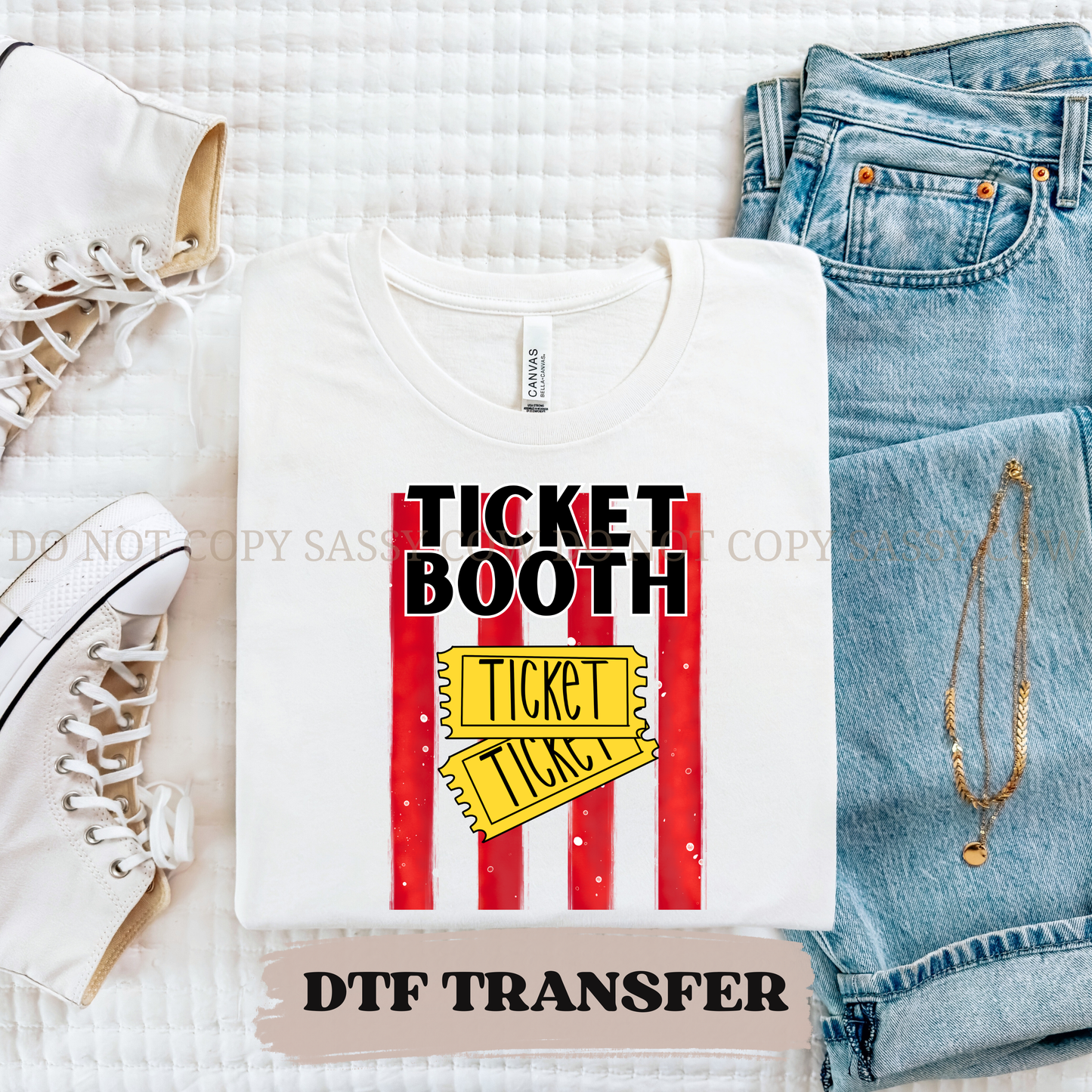 TICKET BOOTH - DTF TRANSFER 0439