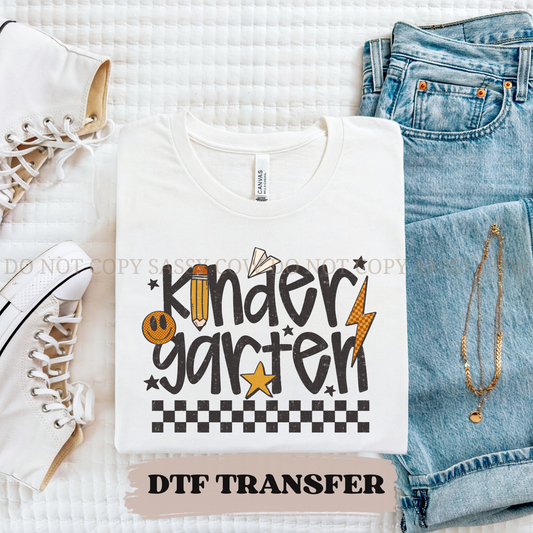 RETRO KINDERGARTEN TEACHER- DTF TRANSFER 0310