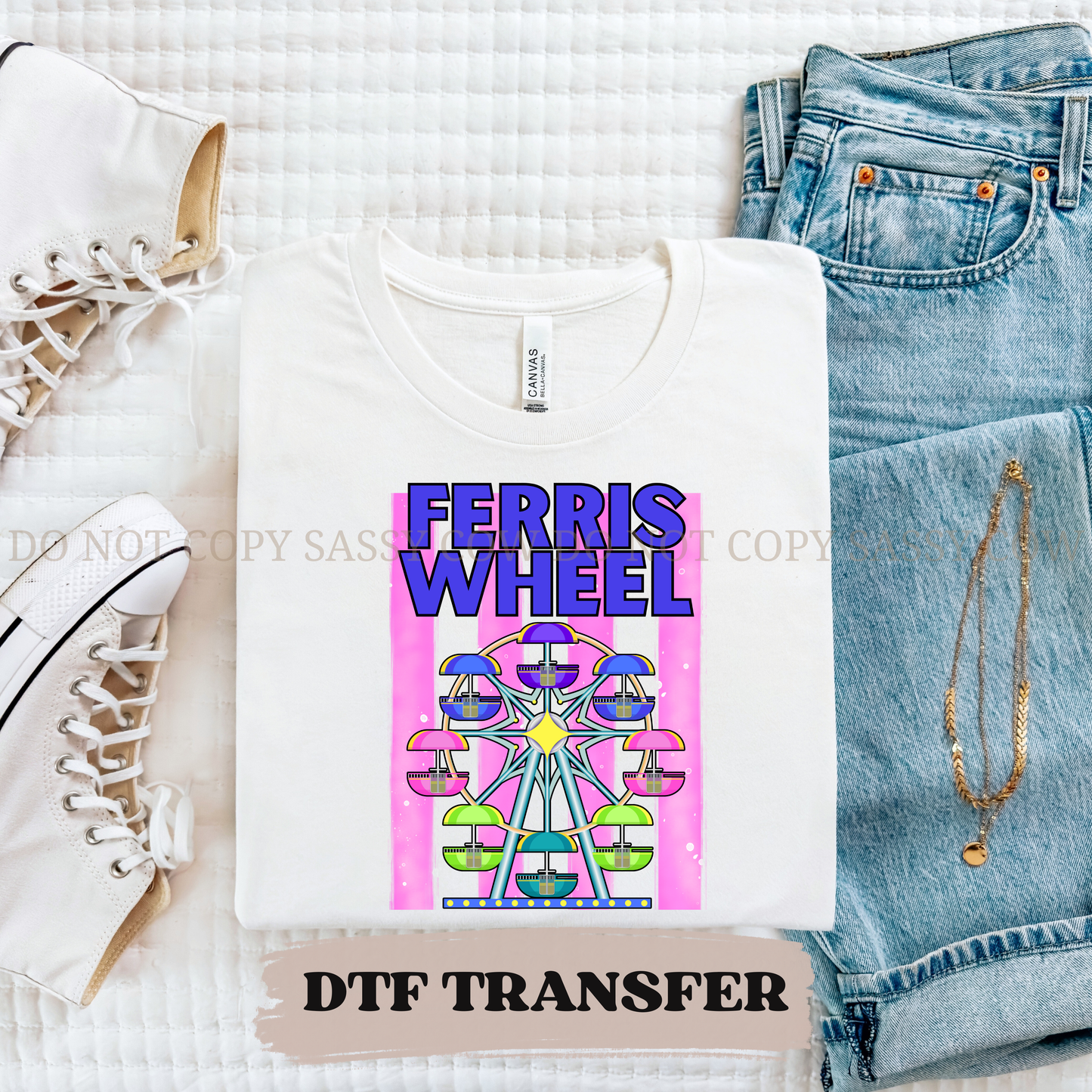 FERRIS WHEEL - DTF TRANSFER 0443
