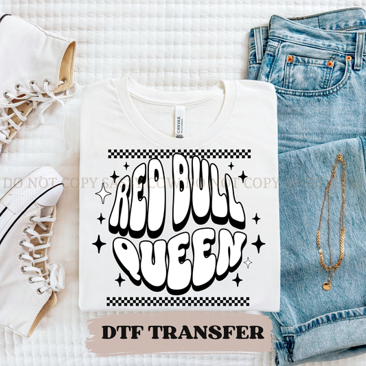 RED BULL QUEEN - DTF TRANSFER 0365