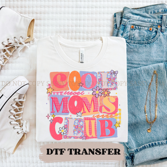 COOL MOMS CLUB - DTF TRANSFER 0288