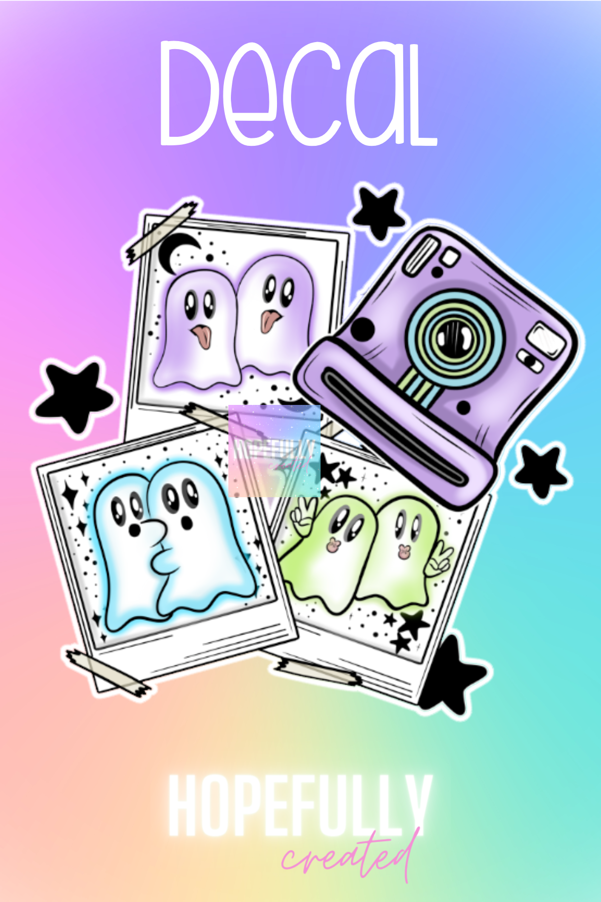 Ghost Besties Decal-7