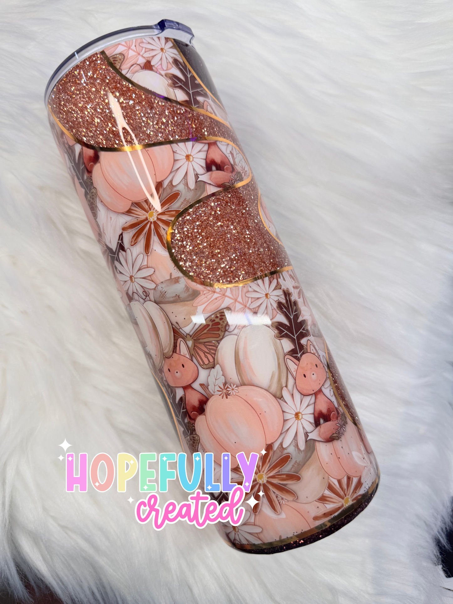 Fall Fox 24 oz Tumbler