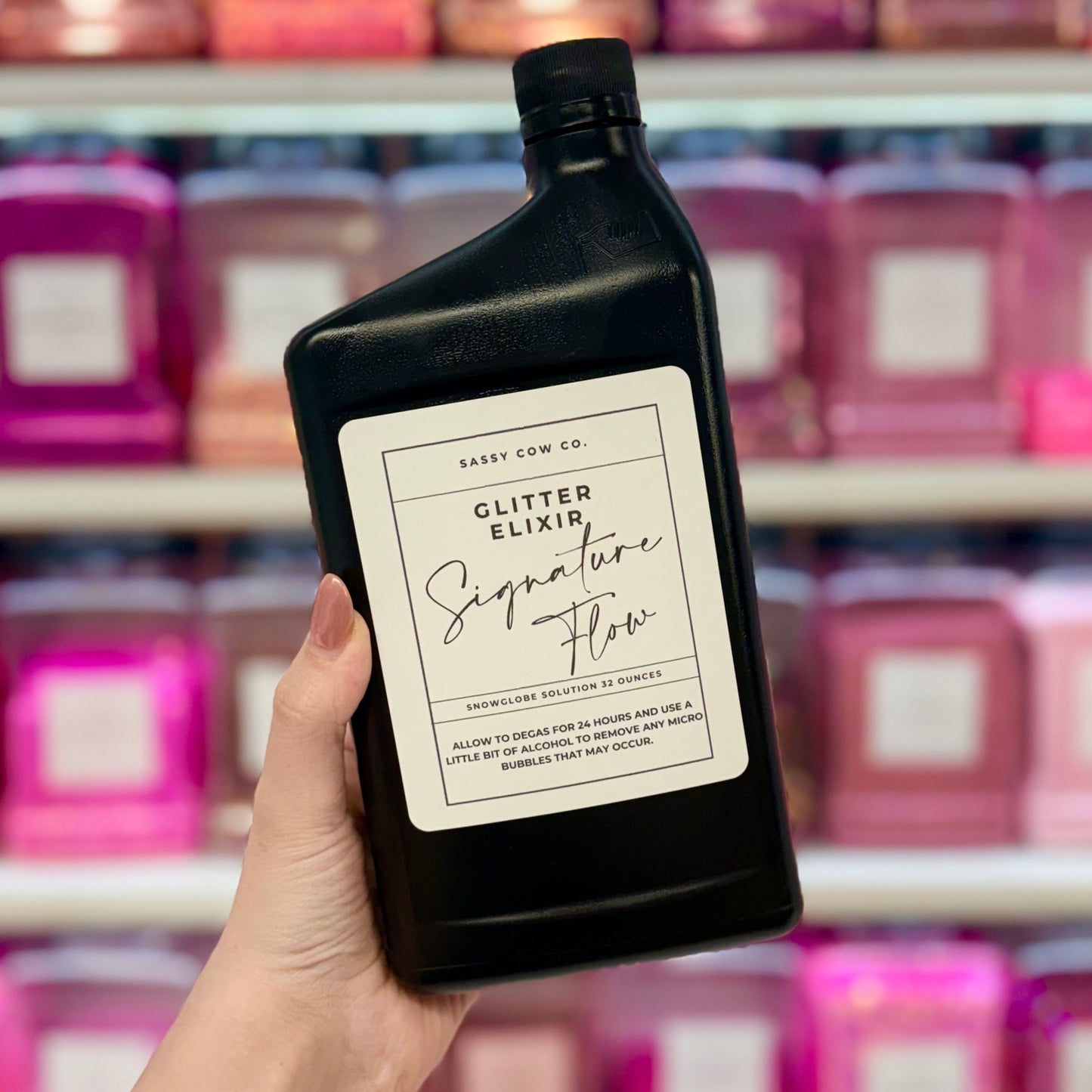 GLITTER ELIXIR SIGNATURE FLOW SNOWGLOBE SOLUTION