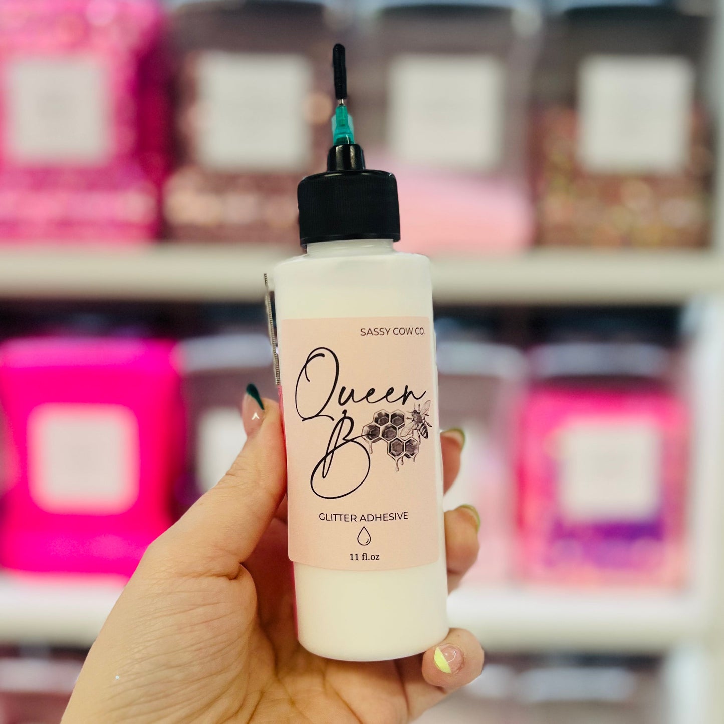 Freshie Tip - QUEEN B Glitter Adhesive