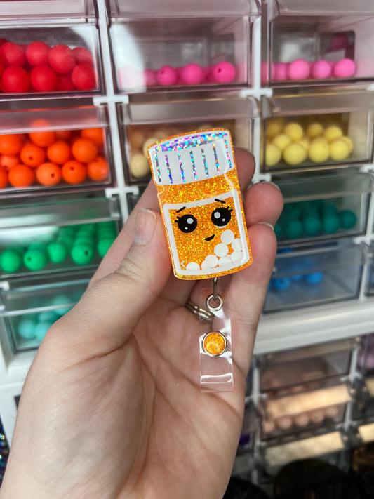 Easter Bunny Girl Shaker Clay Badge Reel – Sparkle Create Shop