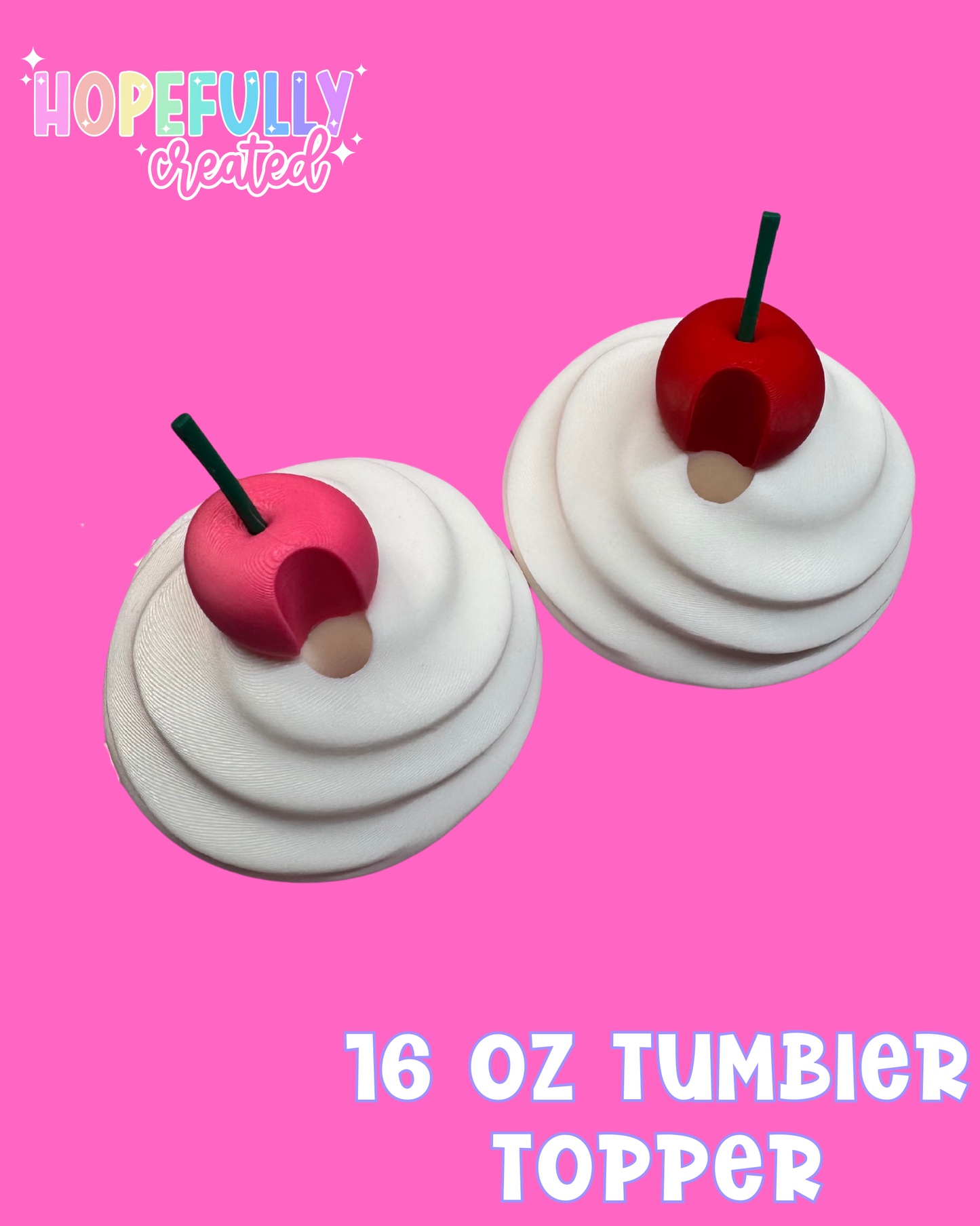 Cherry 16 oz Tumbler Topper