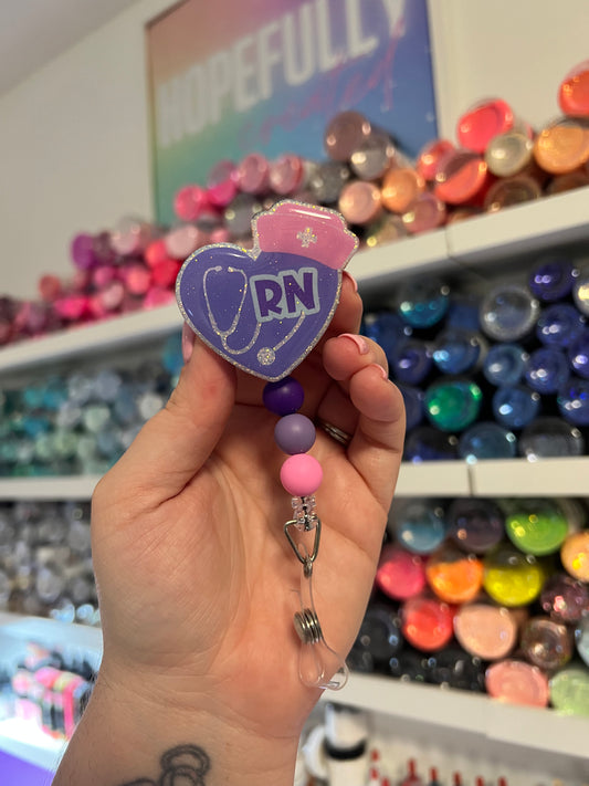 RN Heart Badge Reel