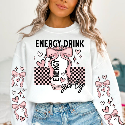 ENERGY DRINK GIRLY DTF Transfer
