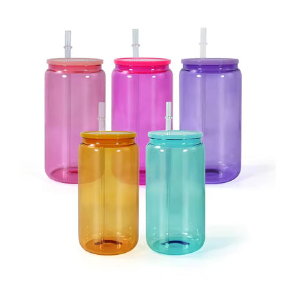 16 oz Jelly Glass Can Tumbler