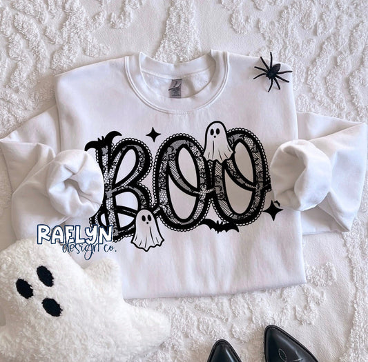 LACE BOO TEE