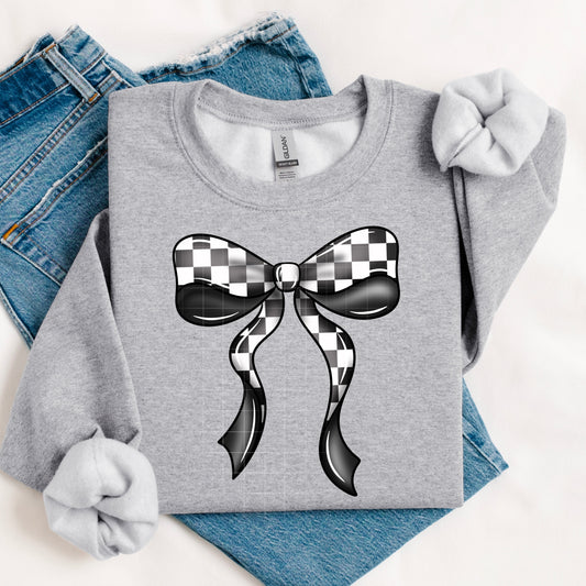 CHECKERED COQUETTE  DTF Transfer