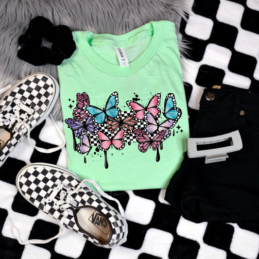 COLORFUL BUTTERFLIES DTF Transfer
