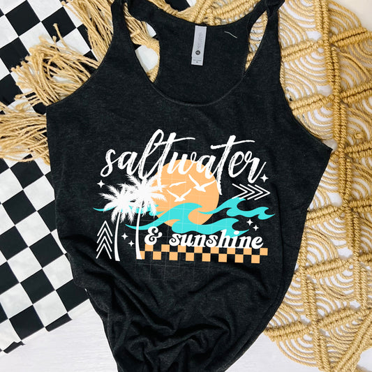 SALTWATER WAVE DTF Transfer