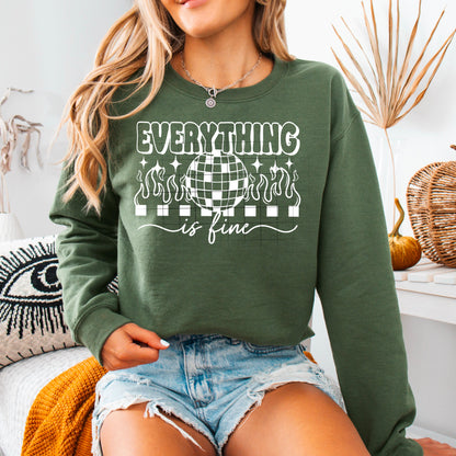 EVERYTHING IS FINE DTF Transfer