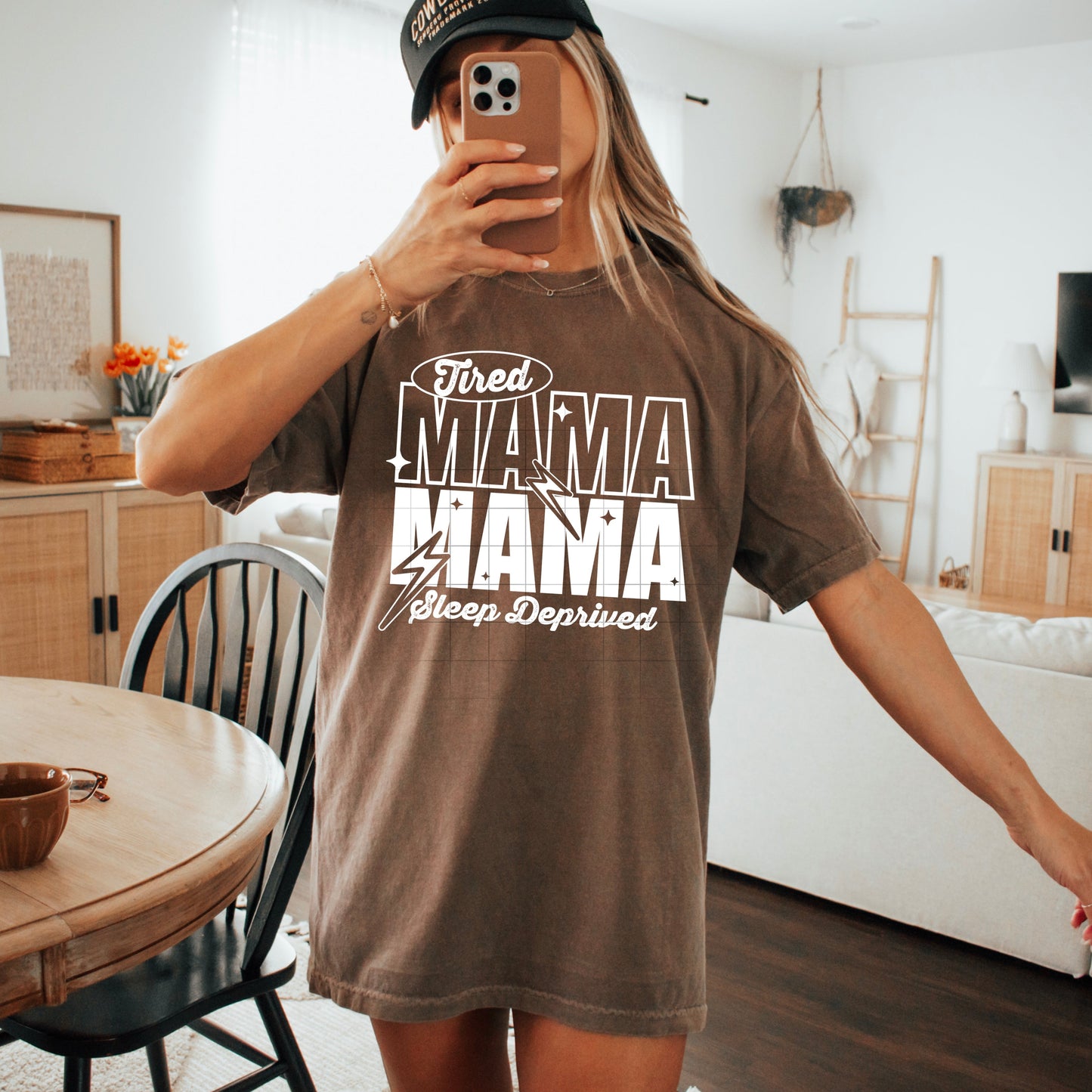 TIRED MAMA DTF Transfer