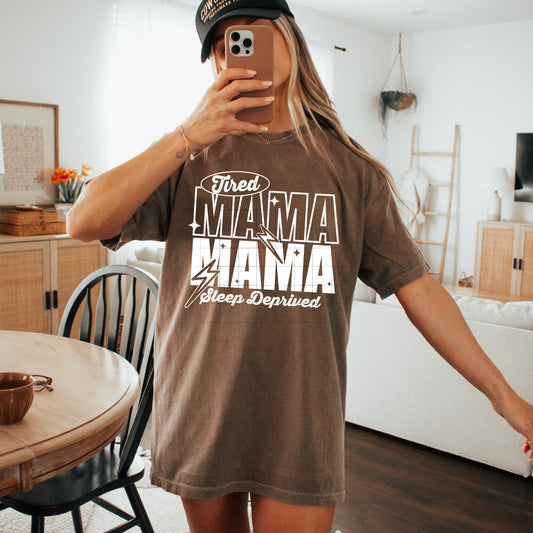 TIRED MAMA DTF Transfer