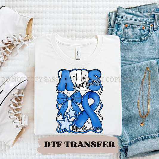 ALS AWARENESS- DTF TRANSFER 0199