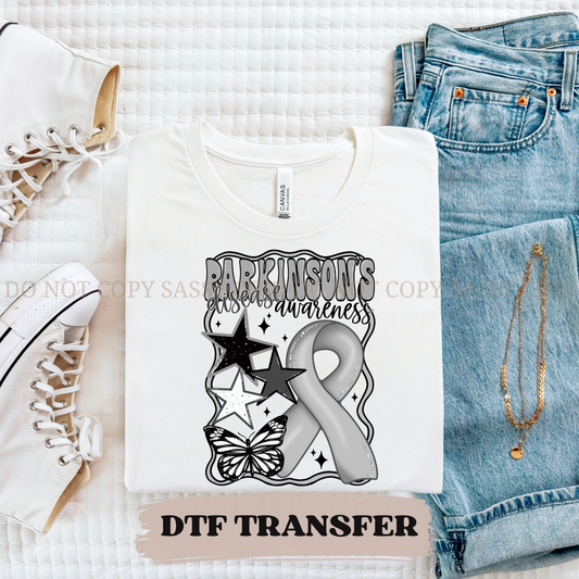 LUNG CANCER AWARENESS- DTF TRANSFER 0204