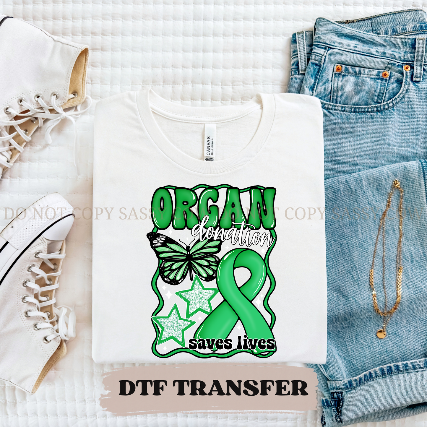 ORGAN DONATION AWARENESS- DTF TRANSFER 0218