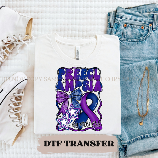 PREECLAMPSIA AWARENESS - DTF TRANSFER 0248
