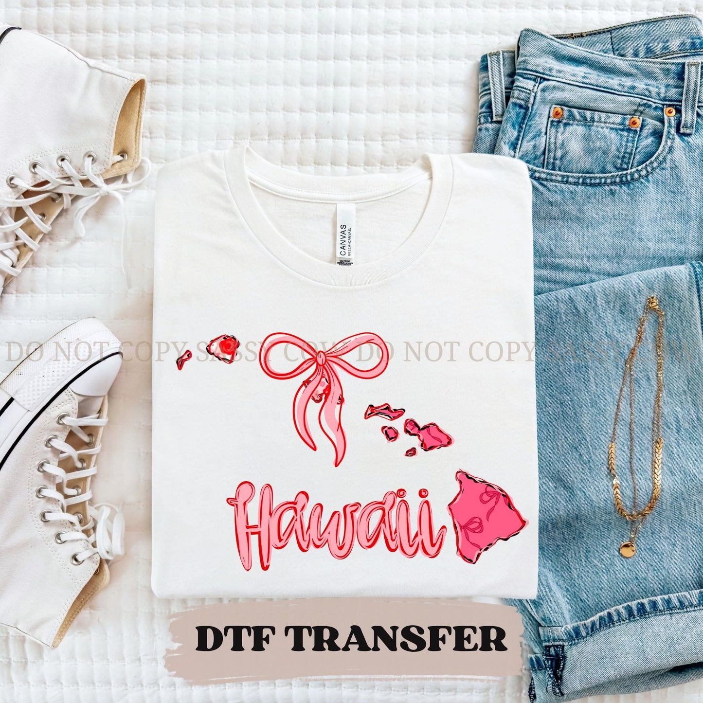 HAWAII GIRLY STATE - DTF TRANSFER 080