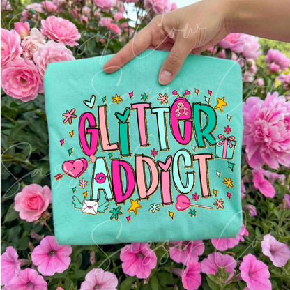 GLITTER ADDICT TEE