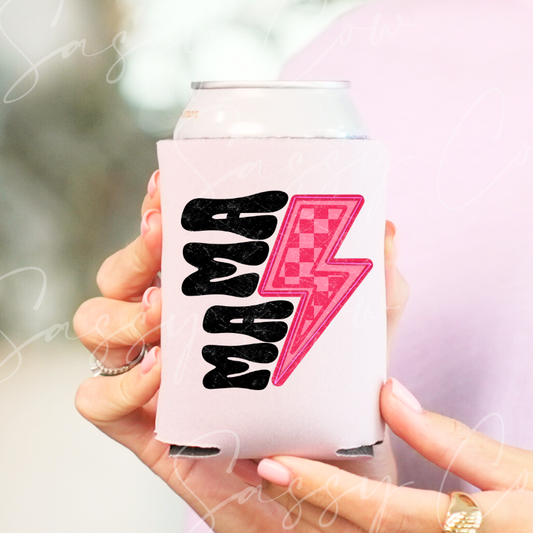 PINK MAMA BOLT - DTF COOZIE TRANSFER 008