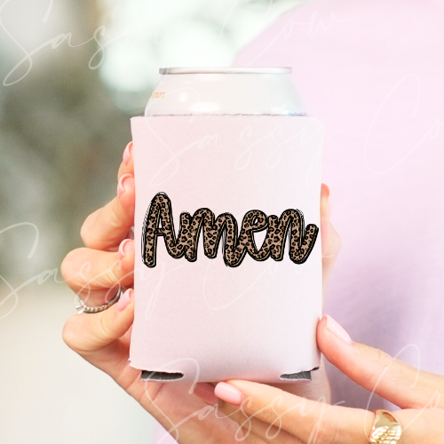 LEOPARD AMEN - DTF COOZIE TRANSFER 025