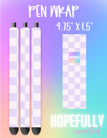 Checker Purple Vinyl Collection- 1105