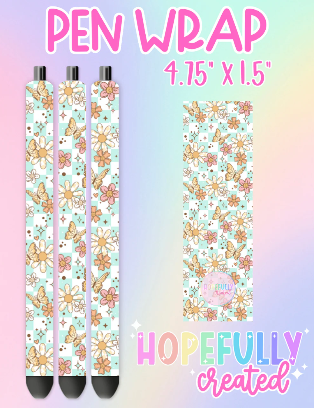 Floral Butterfly Vinyl Collection- 2355