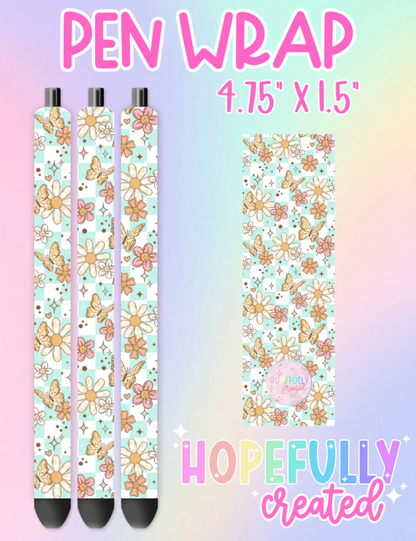 Floral Butterfly Vinyl Collection- 2355