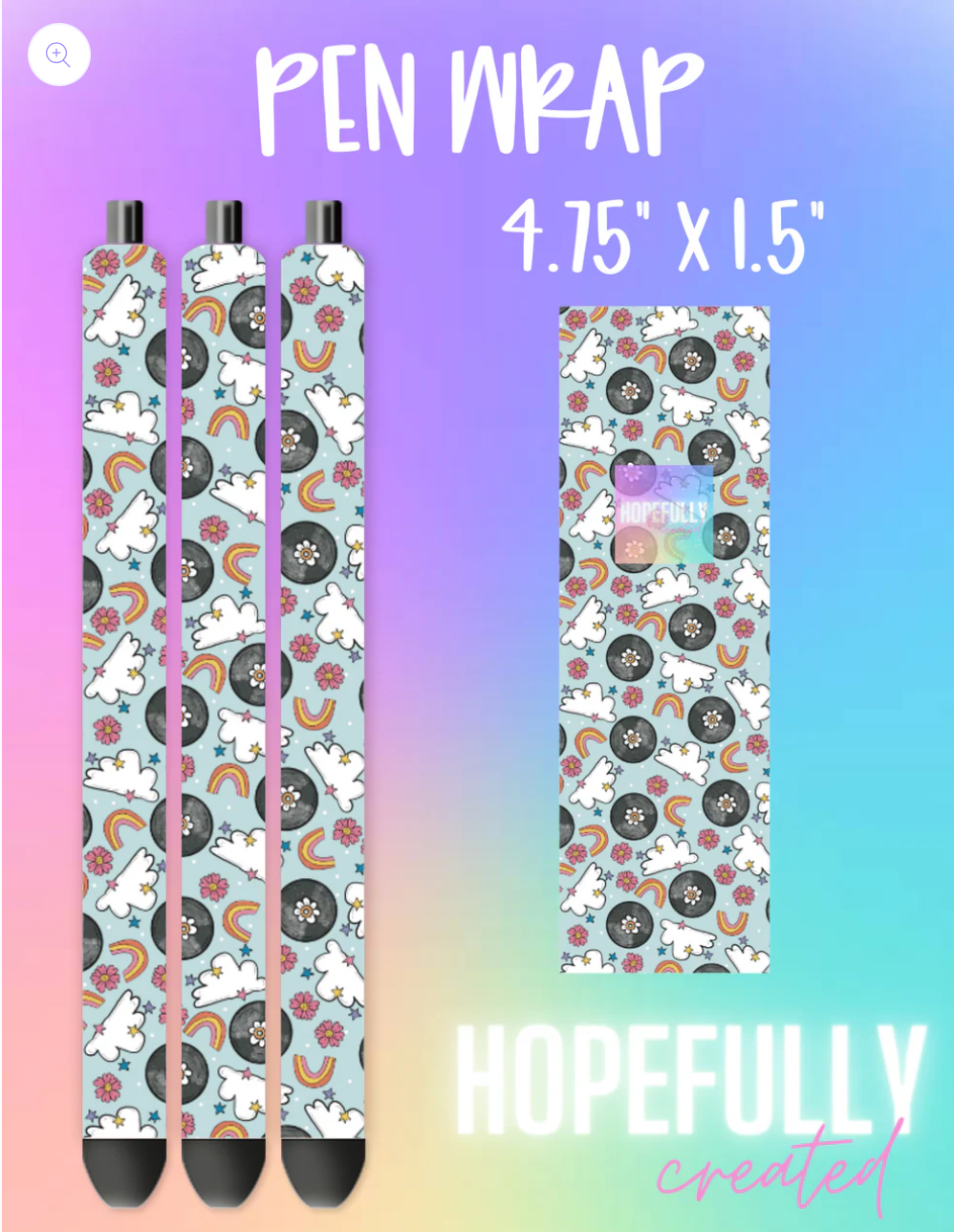 Floral Rainbow Vinyl Collection - 1123
