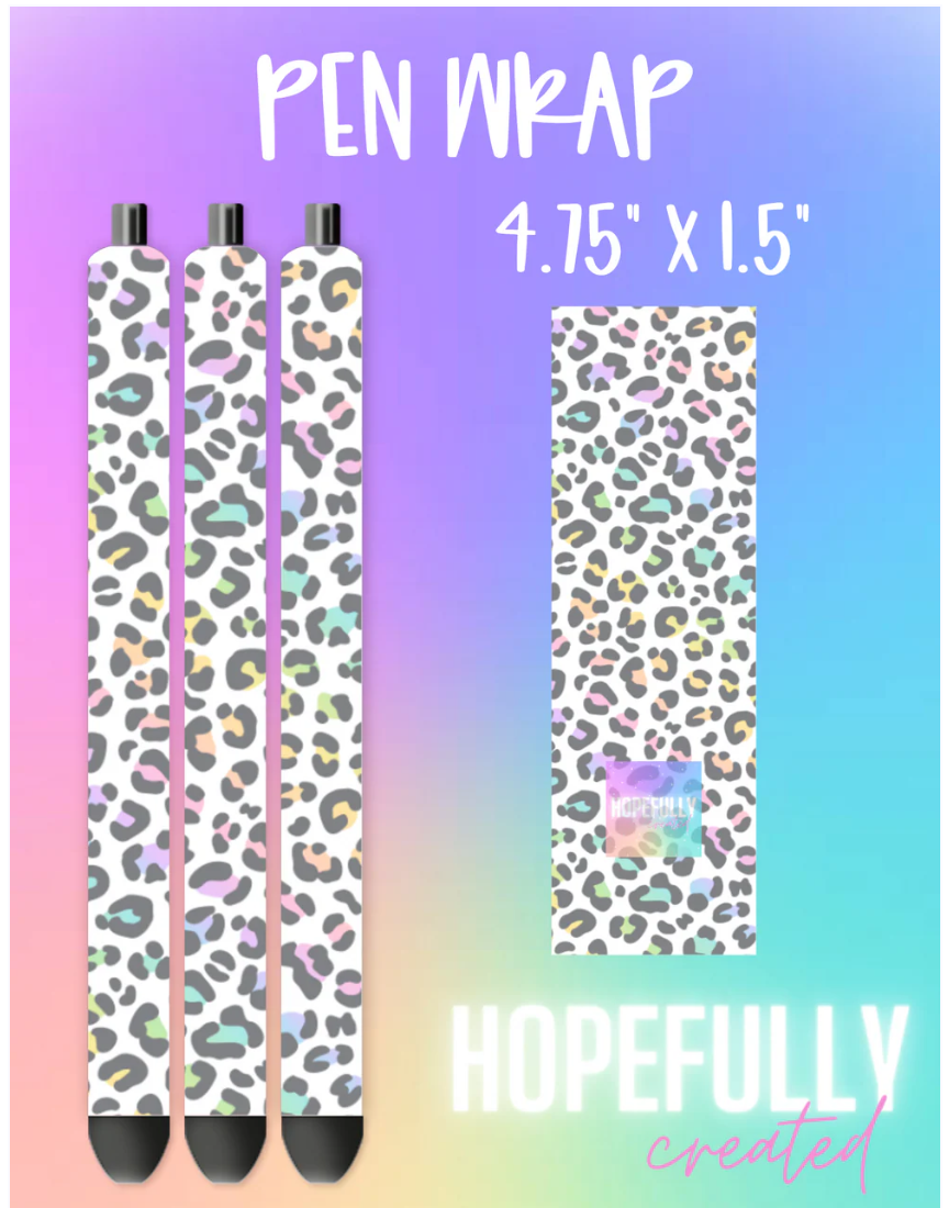 Pastel Leopard Vinyl Collection- 283
