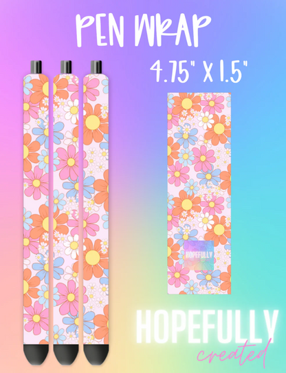 Pastel Flowers Vinyl Collection- 78