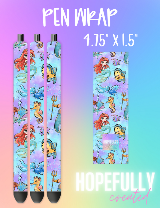 Mermaid Pen Wrap-111 VIP