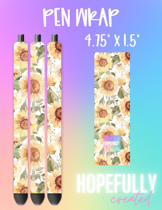 Sunflower Pen Wrap-243