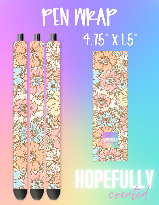 Floral Pen Wrap-245