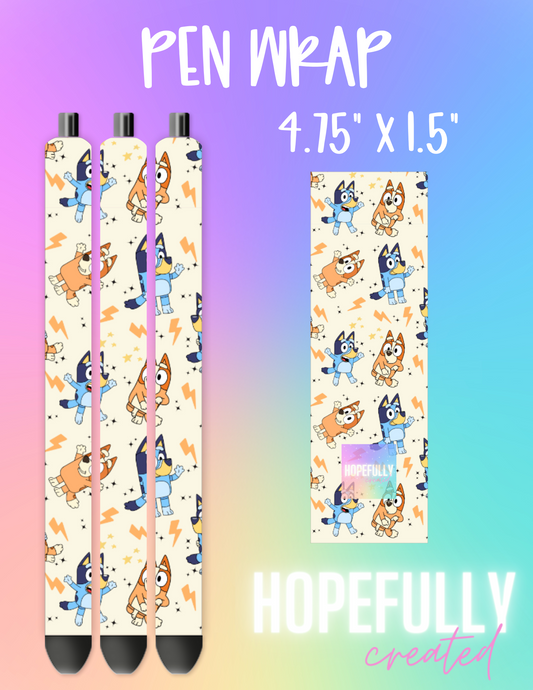 Dancing Dogs Pen Wrap-177 VIP