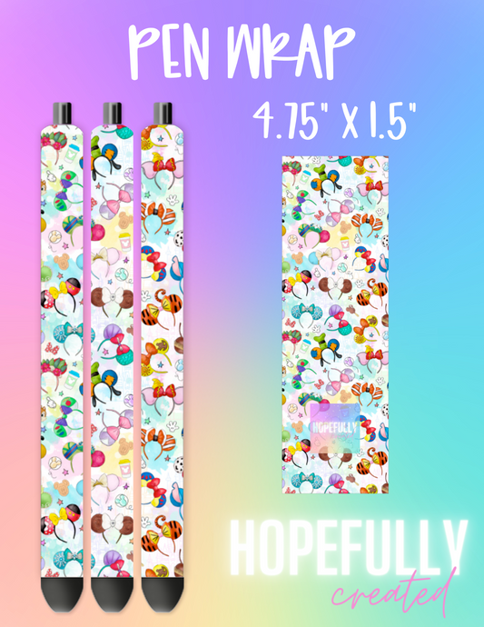 Mouse Ear Pen Wrap-189 VIP