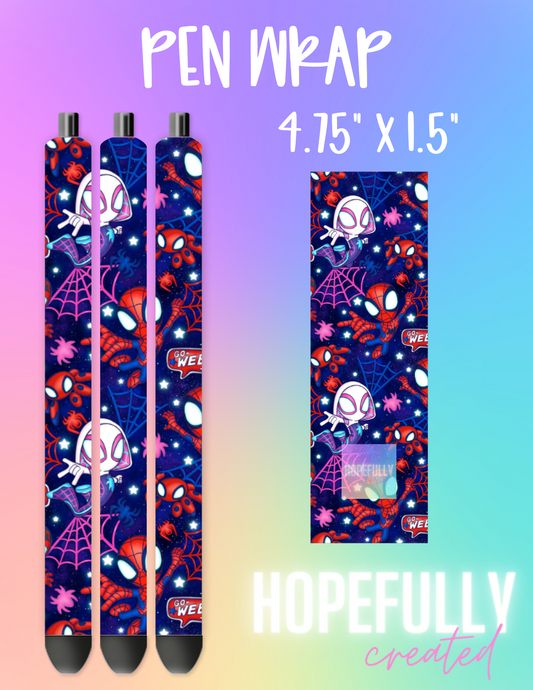 Spider Friends Pen Wrap-195 VIP