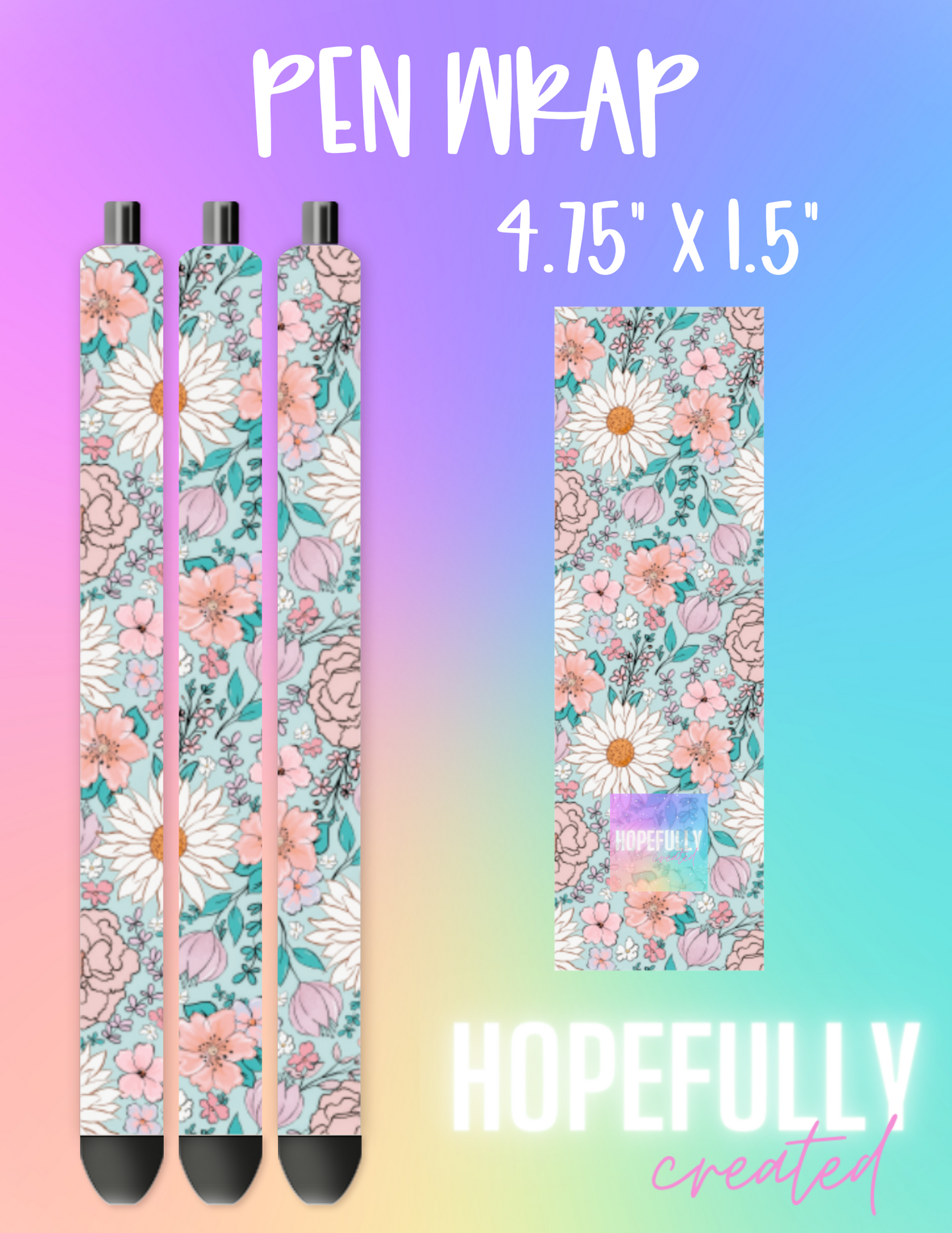 Floral Pen Wrap-252