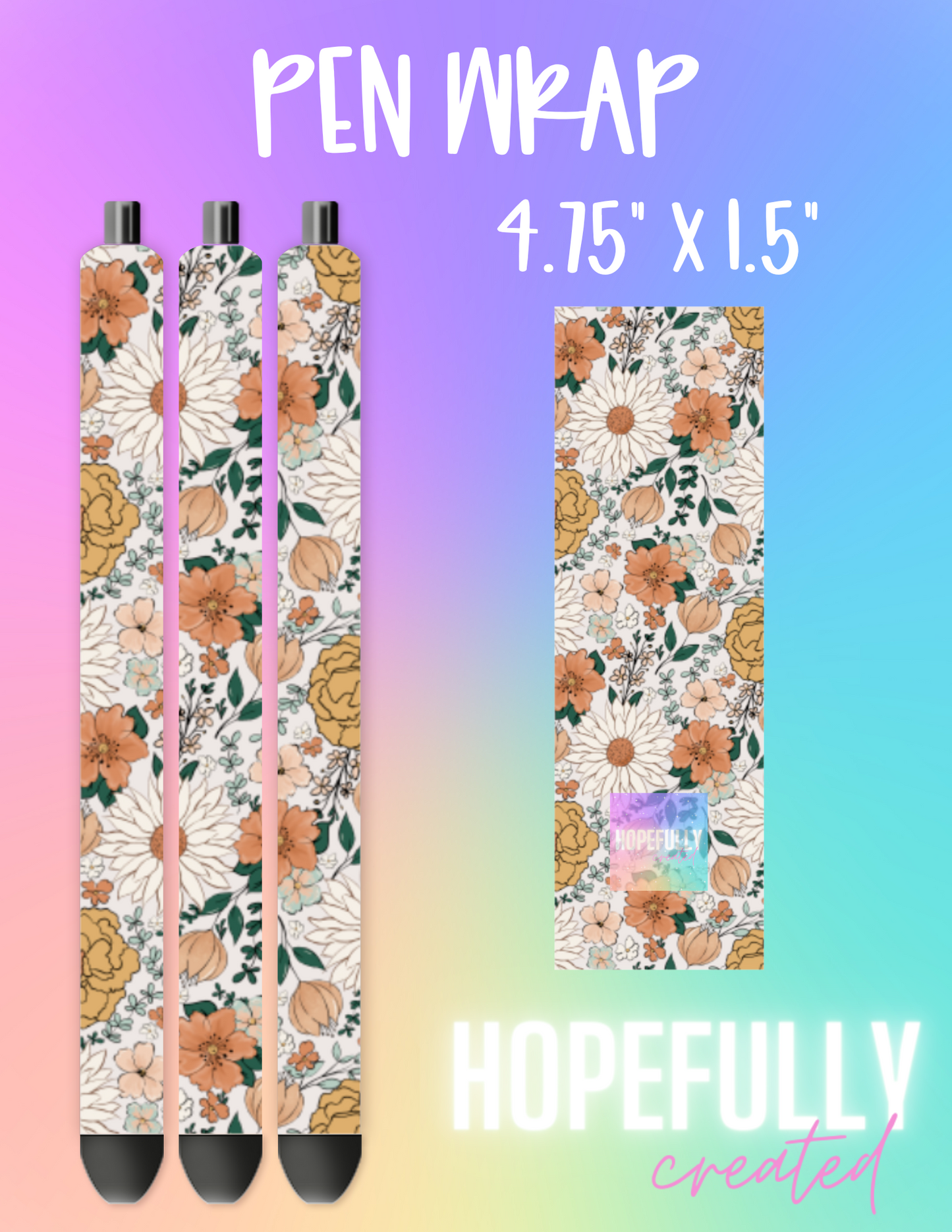 Floral Pen Wrap-253