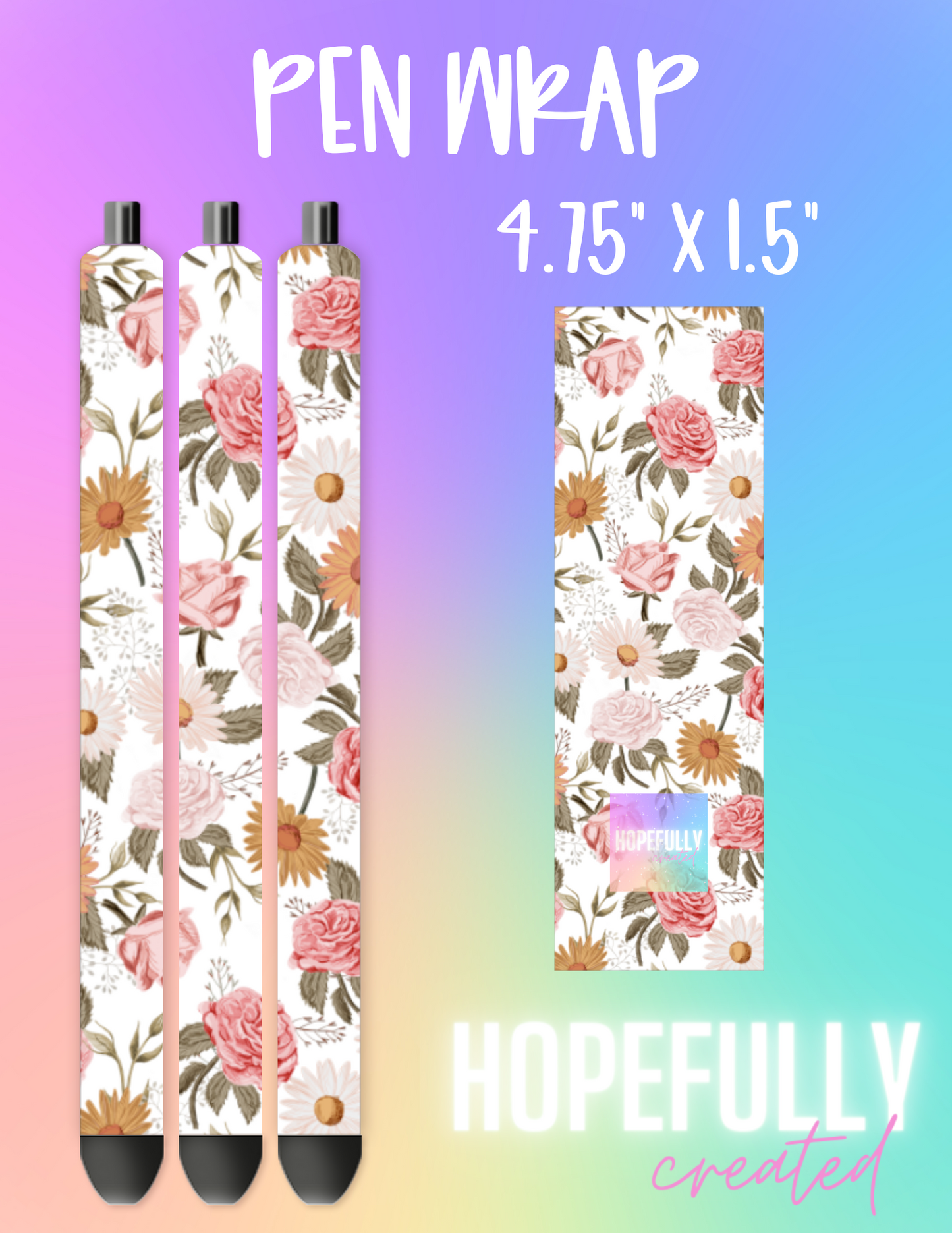 Floral Pen Wrap-241